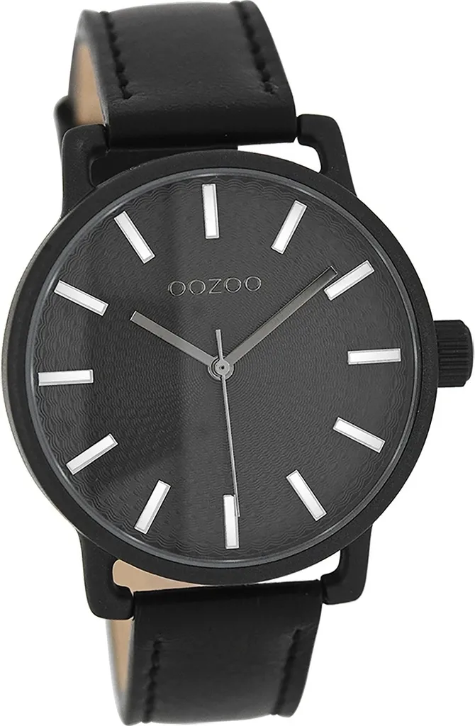 Oozoo Orologio Donna Pelle Opaca Nero Casual D2UOC8314A | Shop Online
