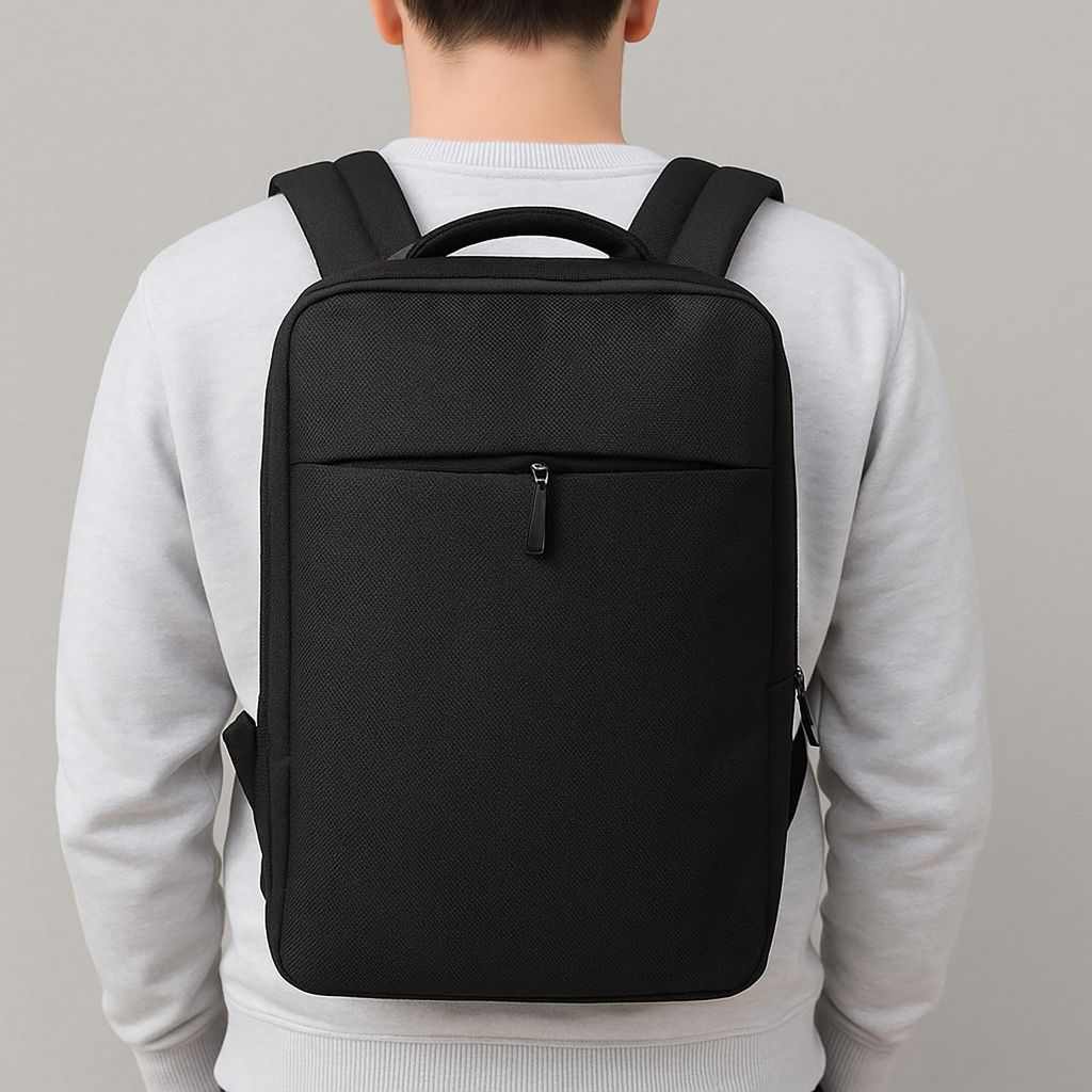 Sac à dos compact pour ordinateur portable avec port USB Image du produit 