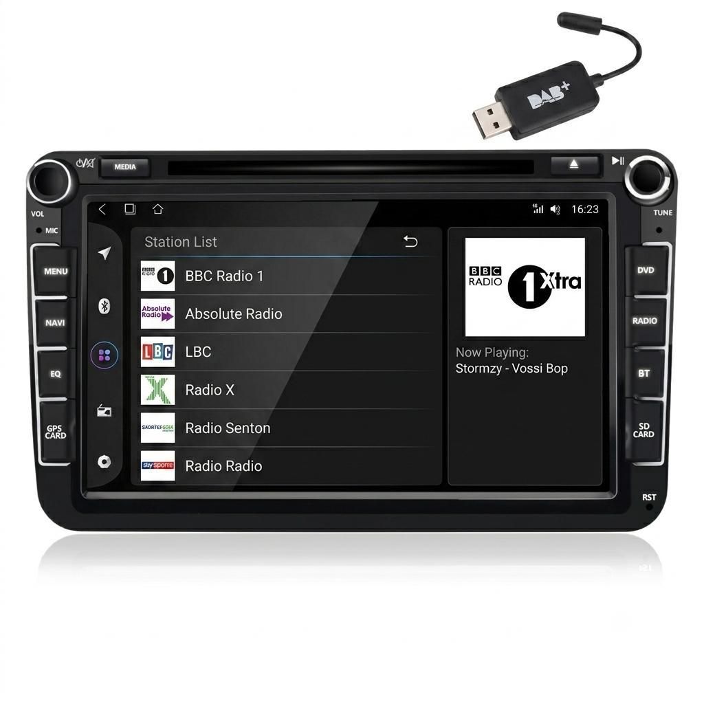 Carplay Android 13 Autoradio DVD GPS Navi pour VW Bora Image du produit 