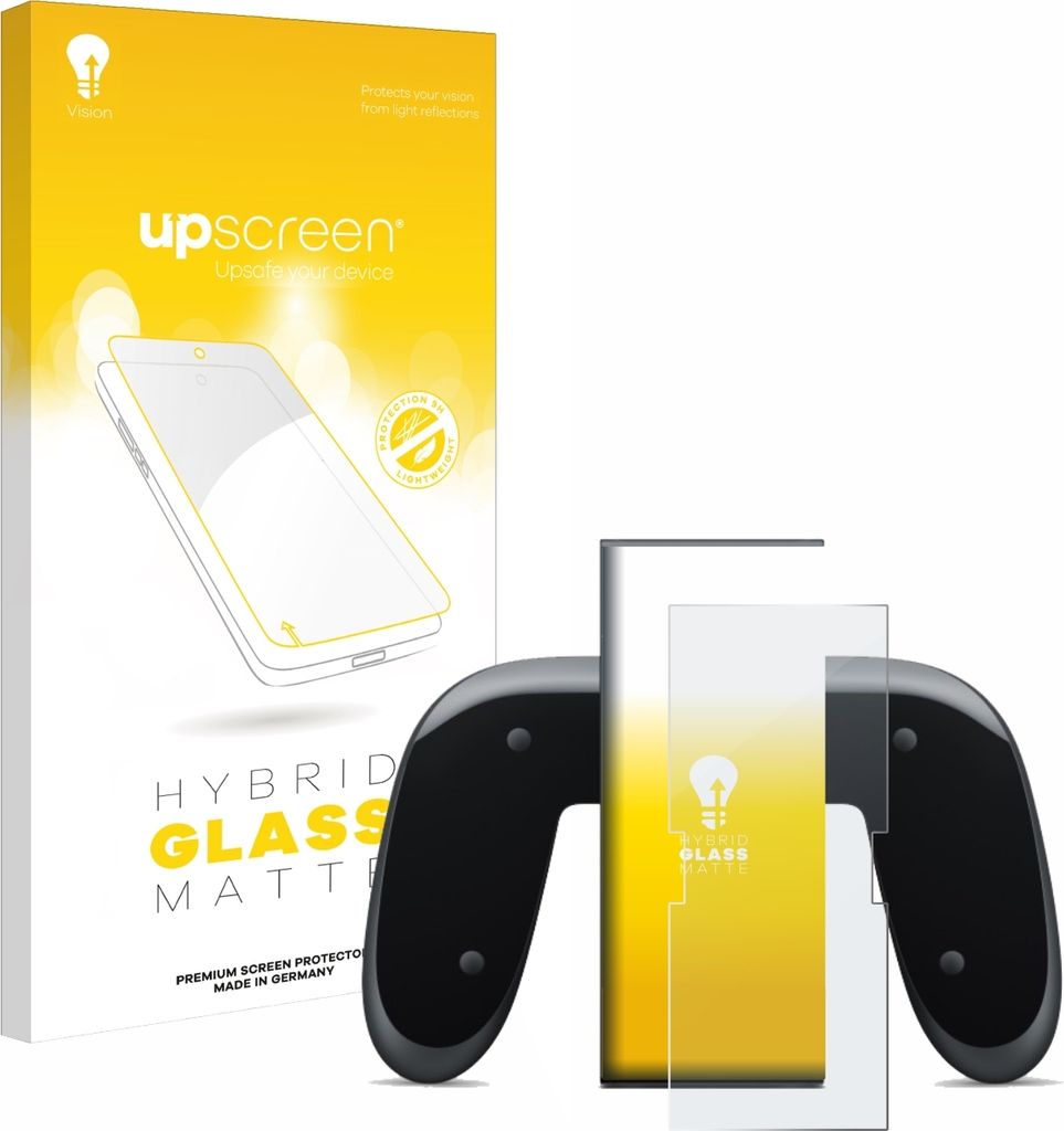 upscreen Entspiegelungs Schutzglas für Nintendo Switch 2 Joy-Con 2-Holder Schutzfolie Panzer Folie Glas Display Schutz matt