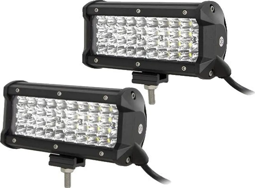 Rampe LED Quadruple Rangée 120W, Éclairage Spot Puissant pour Tracteur