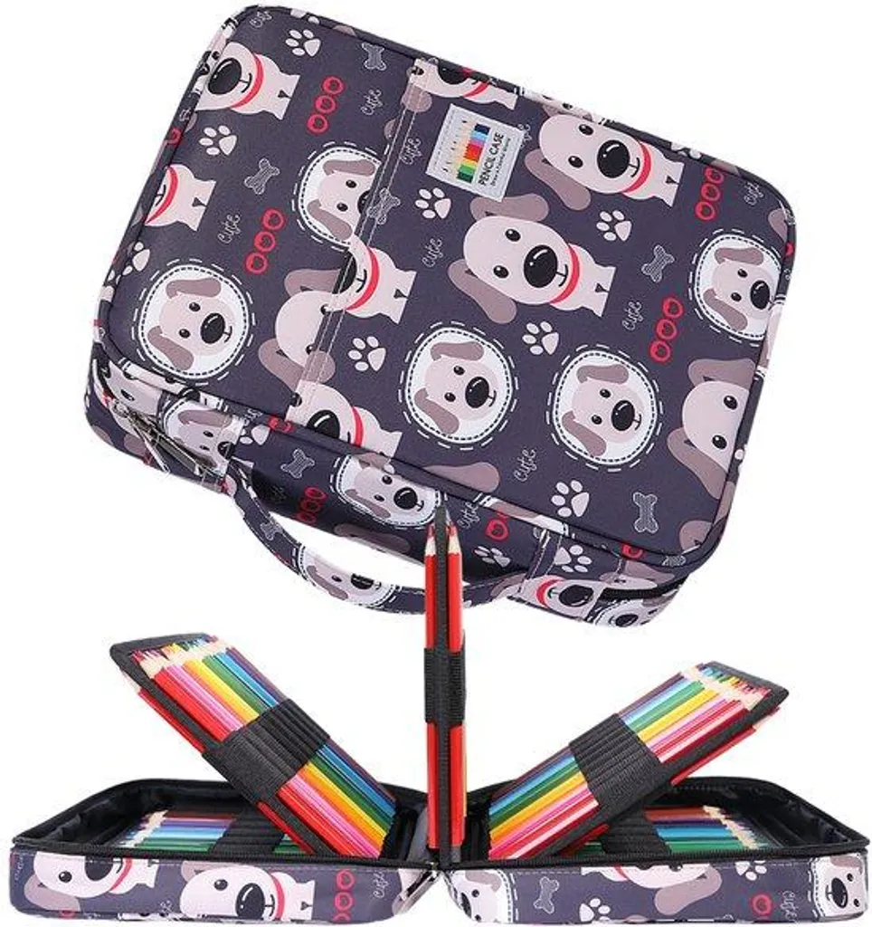 Trousse de dessin nomade 220 emplacements, idéal pour le plein air XXL