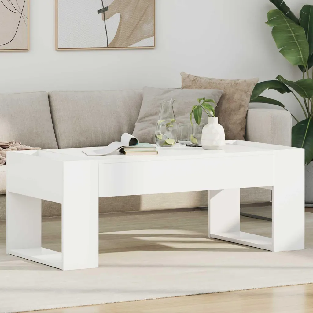 Tavolino Bianco Maison Exclusive 110 cm | Il Cuore del Tuo Salotto