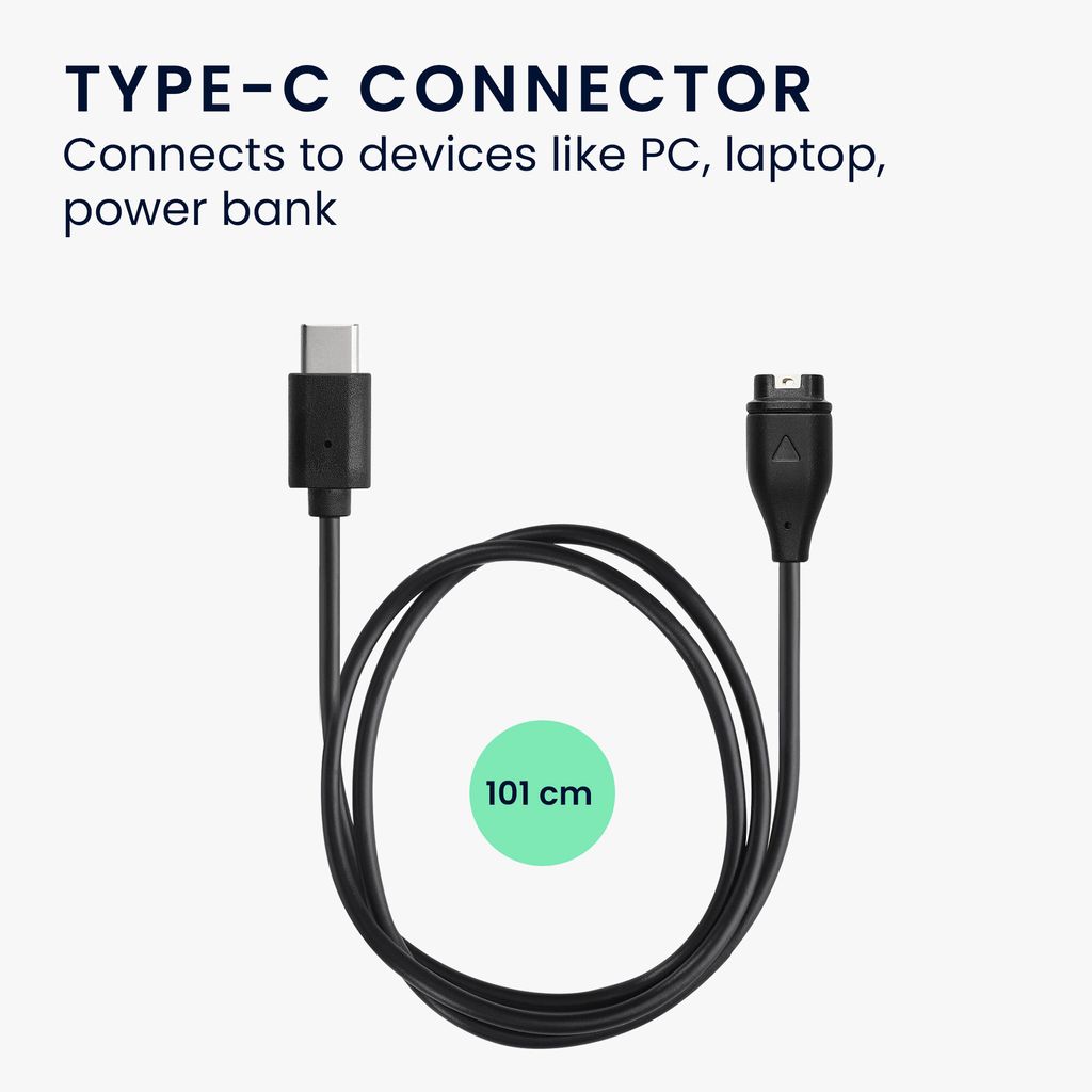 kwmobile USB C Ladekabel kompatibel mit Garmin Forerunner Produktbild 3