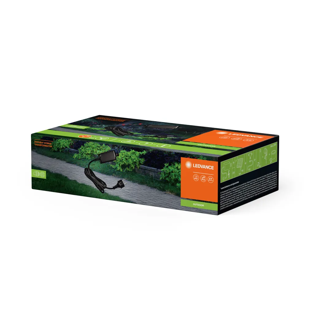 Transformateur IP67 LEDVANCE Endura Hybrid : Solution Solaire et Secteur