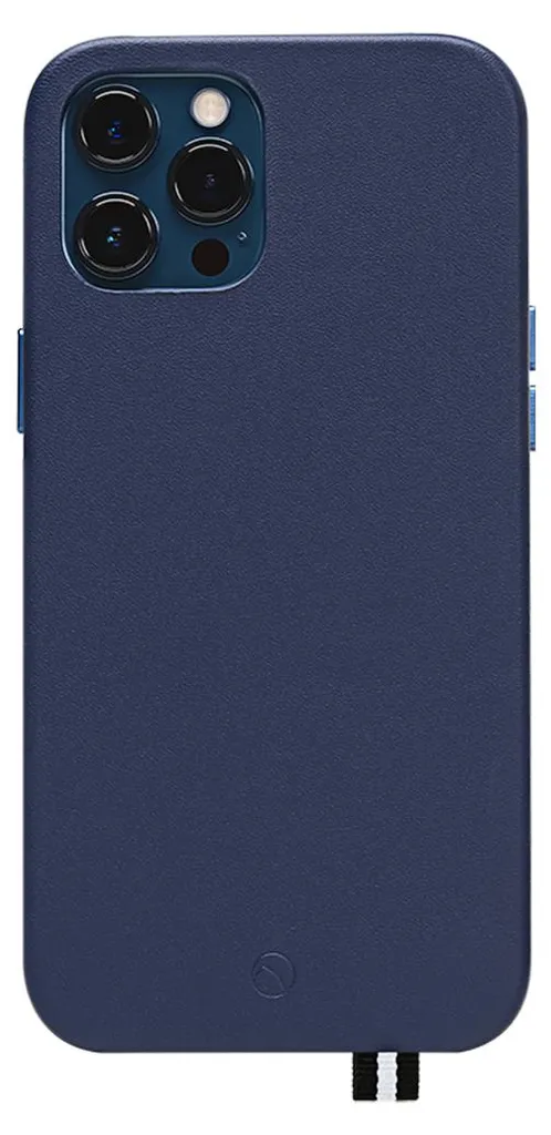 Coque iPhone 12 Pro Max en Cuir Véritable Élysée Bleu ARTEFAKT Premium