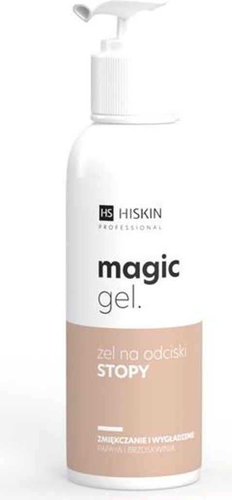 HISKIN Professionelles Fußgel zur Linderung von Hühneraugen und Hornhaut, Magic Gel 200 ml