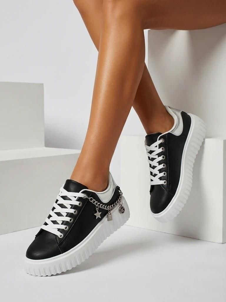 Sportowe sneakersy damskie na platformie Emeles, rozmiar 39 Zdjęcie produktu 