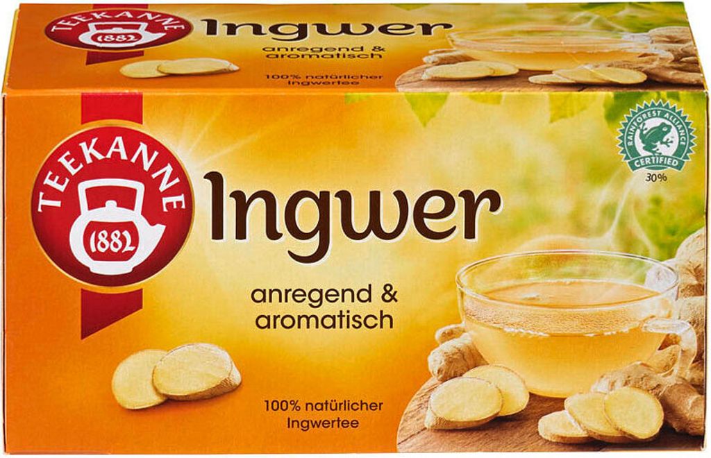 TEEKANNE Thé au gingembre 18 portions Image du produit 
