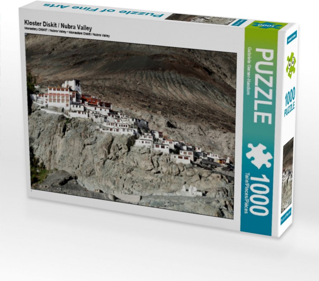 Calvendo Kloster Diskit / Nubra Valley 1000 Teile Puzzle quer 640x480mm, Gerner-Haudum Gabriele; 7352655