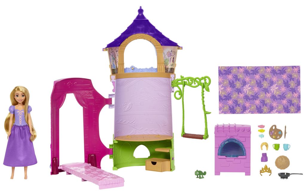 Disney Princess Rapunzels Turm Spielset, inkl. Chamäleon & Produktbild 