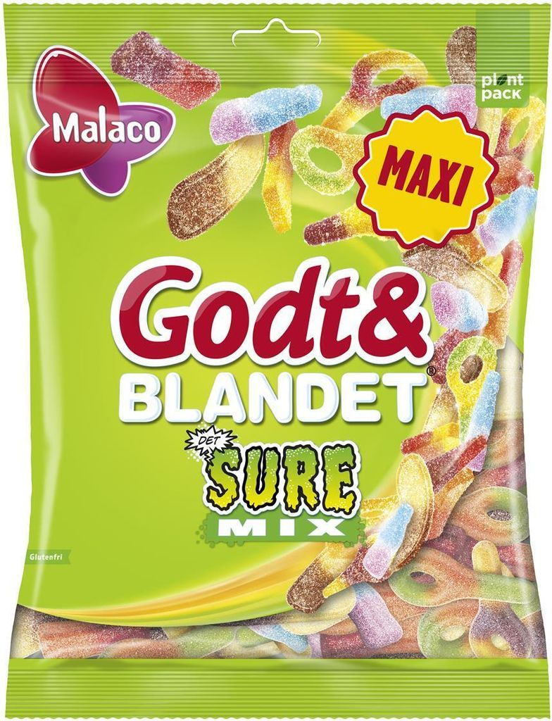 Malaco Godt & Blandet Sure Mix 325g Produktbild 