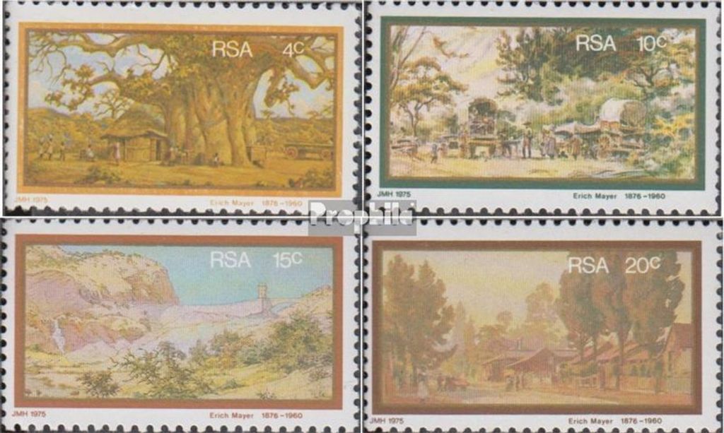 Briefmarken Südafrika 1976 Mi 492-495 (kompl.Ausg.) Produktbild 