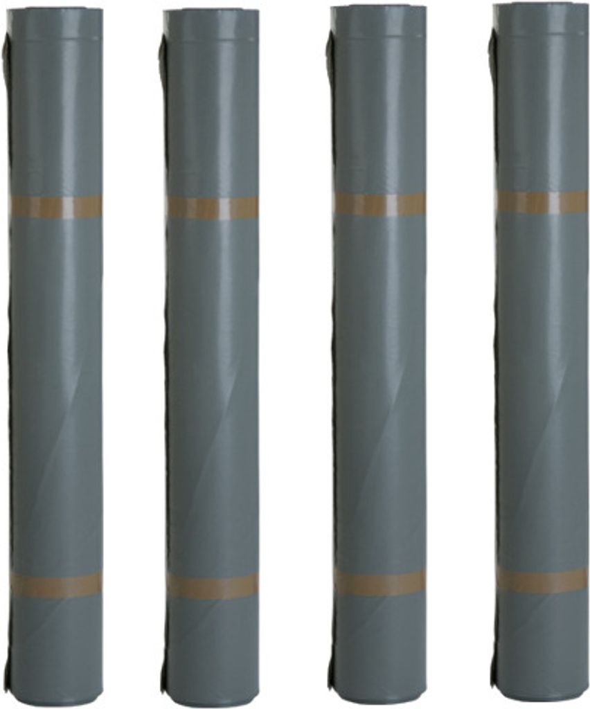 Baufolie 4x Typ 150 2m x50m (4x100m²) transluzent – extra starke, wasserdichte Abdeckfolie, reißfeste Estrichfolie, Plastikfolie für innen & a...