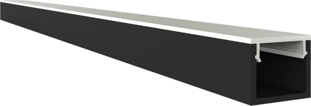 Ultraslim LED Alu Aufbauprofil 2m Exo-A0-8 (8mm) –| Flaches Produktbild 