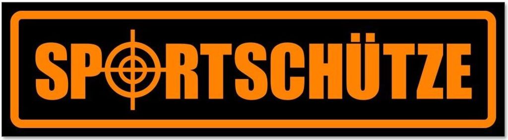 Kiwistar - Autoaufkleber - Orange - Schwarz - 60 x 16 cm - Sportschütze - Hinweis Aufkleber Sticker für Auto, Kfz, Fahrrad, PKW, LKW