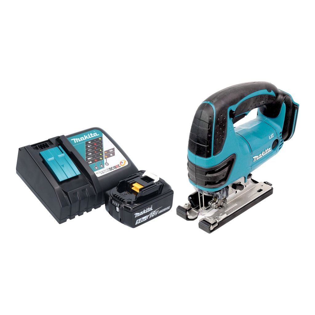Makita DJV 180 RT1X Akku Stichsäge 18 V 135 mm + 1x Akku 5,0 Ah + Ladegerät