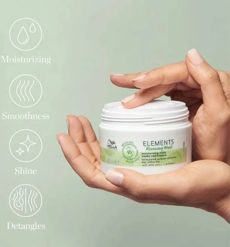 Maschera Wella Elements Renewing 150ml | Capelli Rigenerati Senza Palle - 9