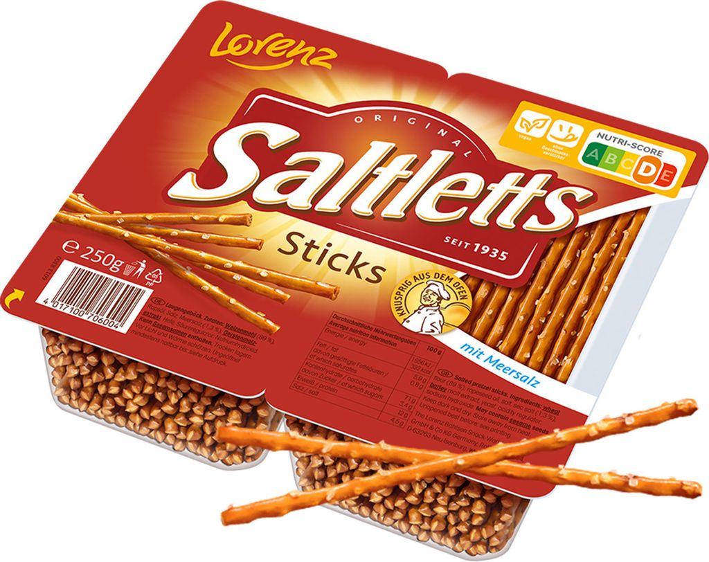 Lorenz Saltletts Sticks Classic 2 balení čerstvých solných Obrázek produktu