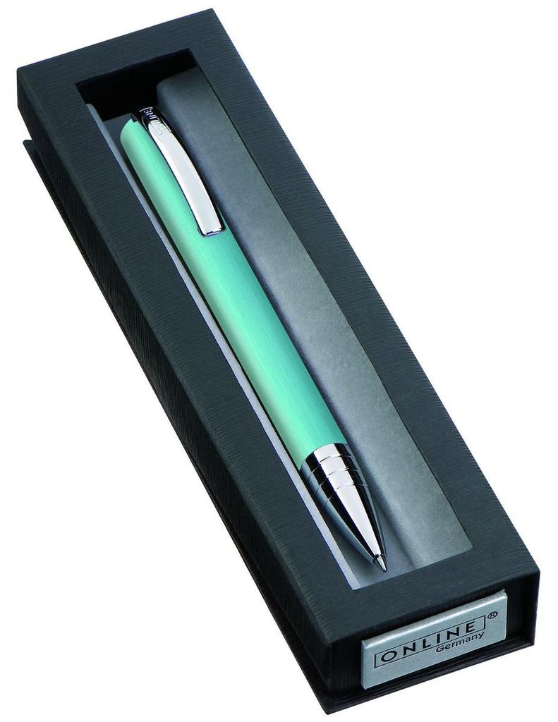 ONLINE Kugelschreiber Vision Style turquoise Box