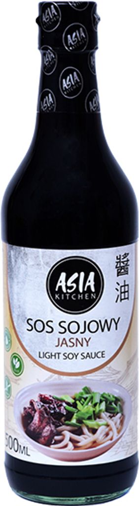 Glutenfreie leichte Sojasauce 500ml - Asia Kitchen Produktbild 