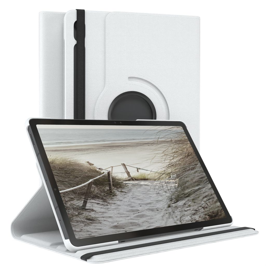 EAZY CASE - Tablet Hülle für Samsung Galaxy Tab S9 FE Schutzhülle, Tablet Case 360° drehbar in Weiß