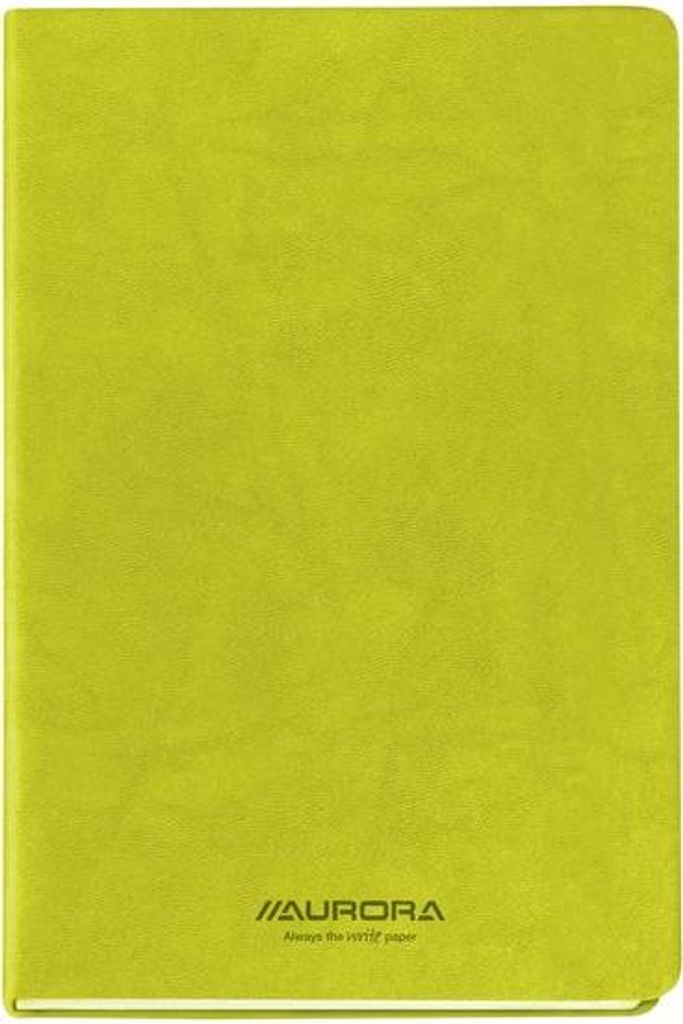 Aurora - Notizbuch Capri A5 192 Seiten liniert 80gr grün