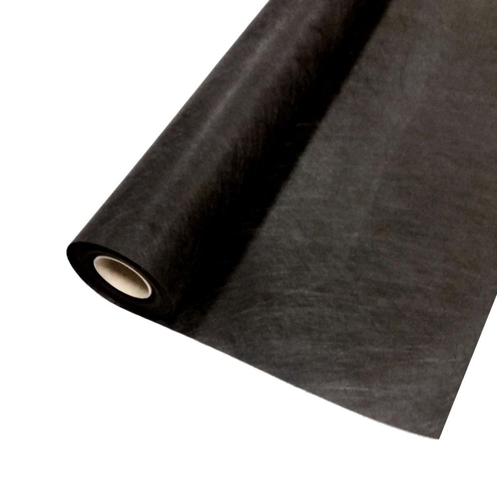 Geotextil Vlies 80 g/m² – 1×25 m Schwarz – Drainagevlies, Produktbild 