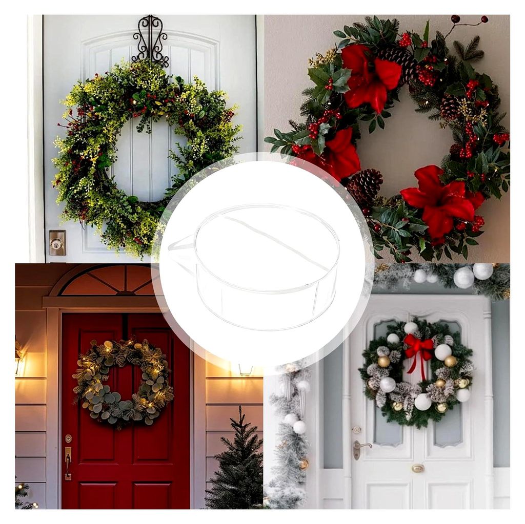 Aufbewahrungstasche für Weihnachtskränze | Transparent und Staubdicht