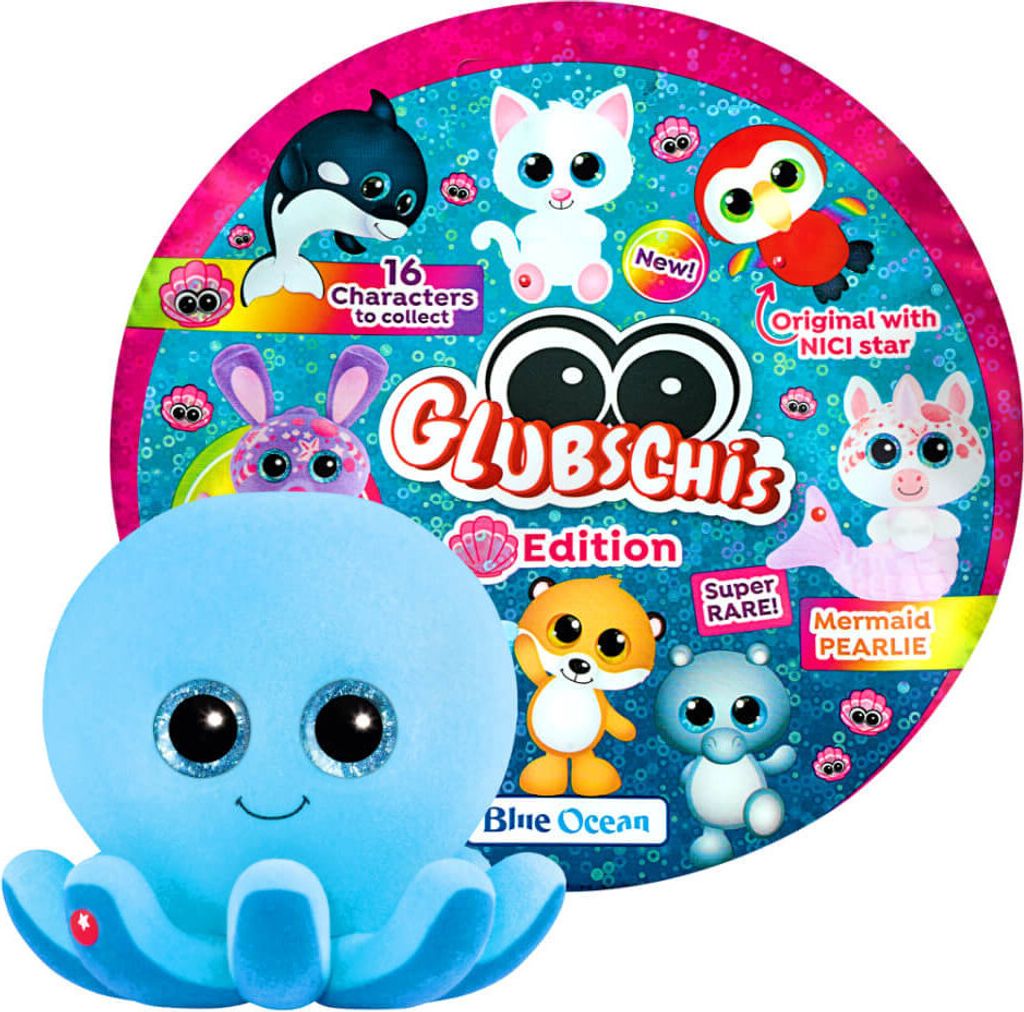 Blue Ocean Glubschis Sammelfiguren Muschel Serie 4 - Glubschi Glitzer - Figur Kikoo