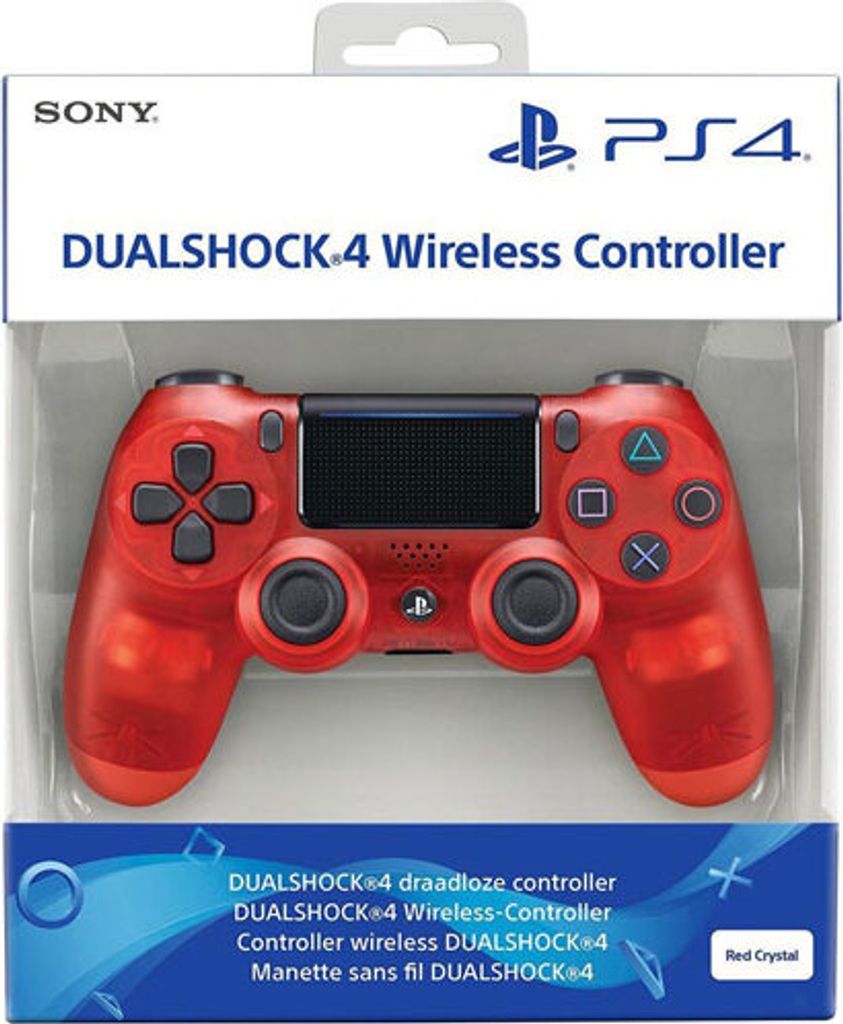 Sony DualShock 4.0 V2 Rot Bluetooth Gamepad Analog / Produktbild 