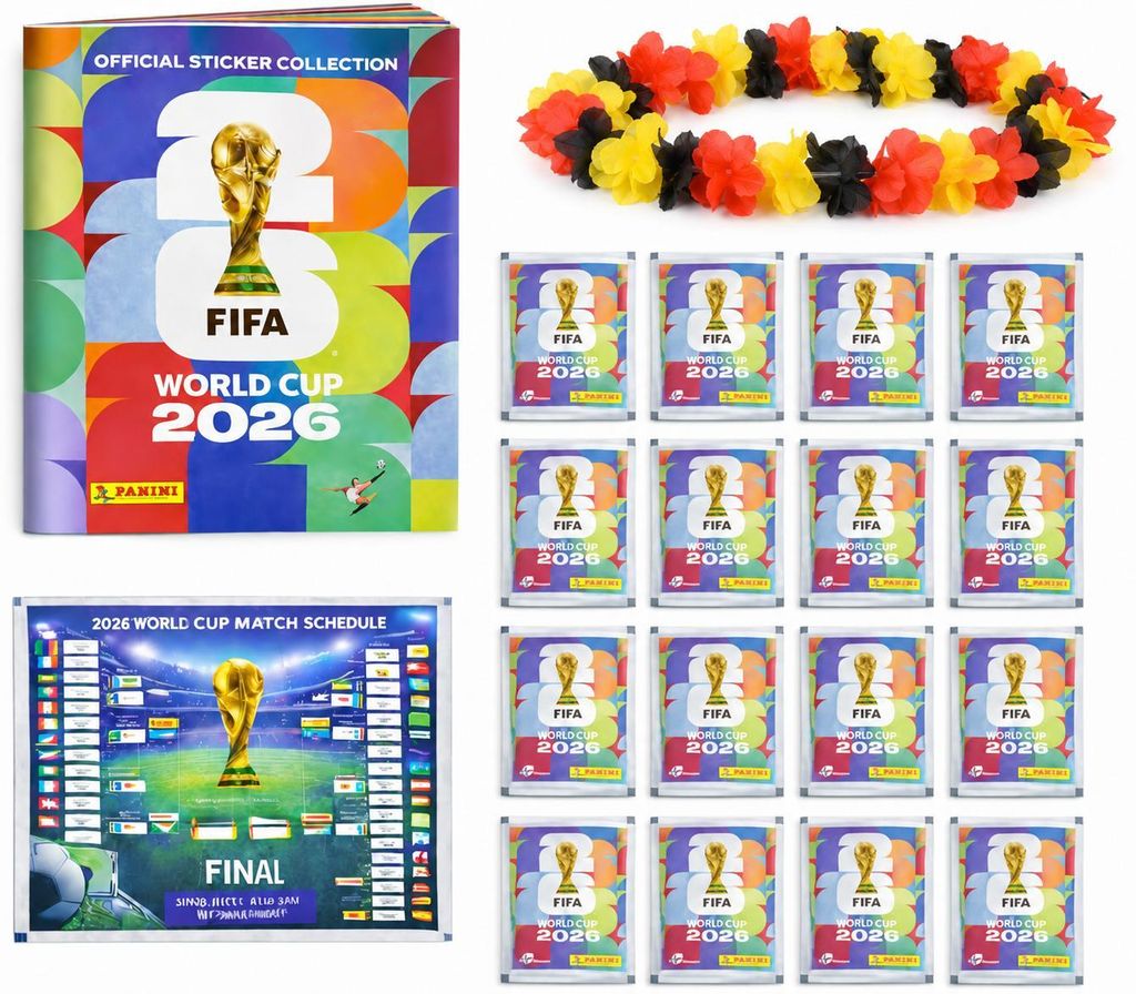 XXL WM 2026 Sammelset – inkl. Panini Stickeralbum, Image du produit 