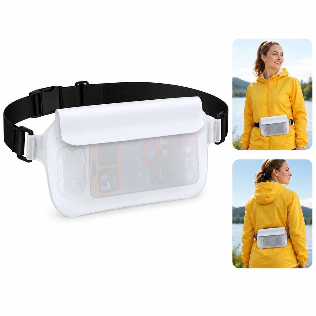 wasserdichte Bauchtasche IPX8 30m, Dry Bag mit Touchscreen, Produktbild 