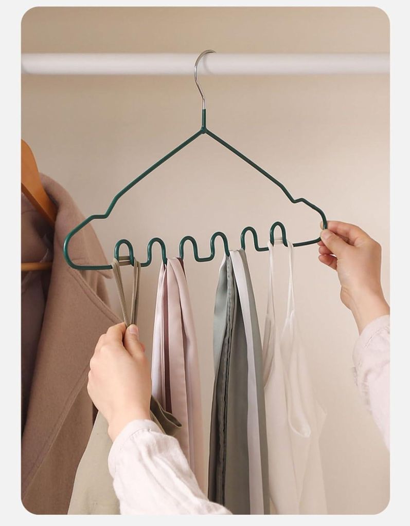 Kleiderbügel, 12 Stück, mit gummierter Beschichtung, belastbar mit schwerer Kleidung, Bügel mit Antirutsch-Rille für Jacken, für BHs, Hosentr...