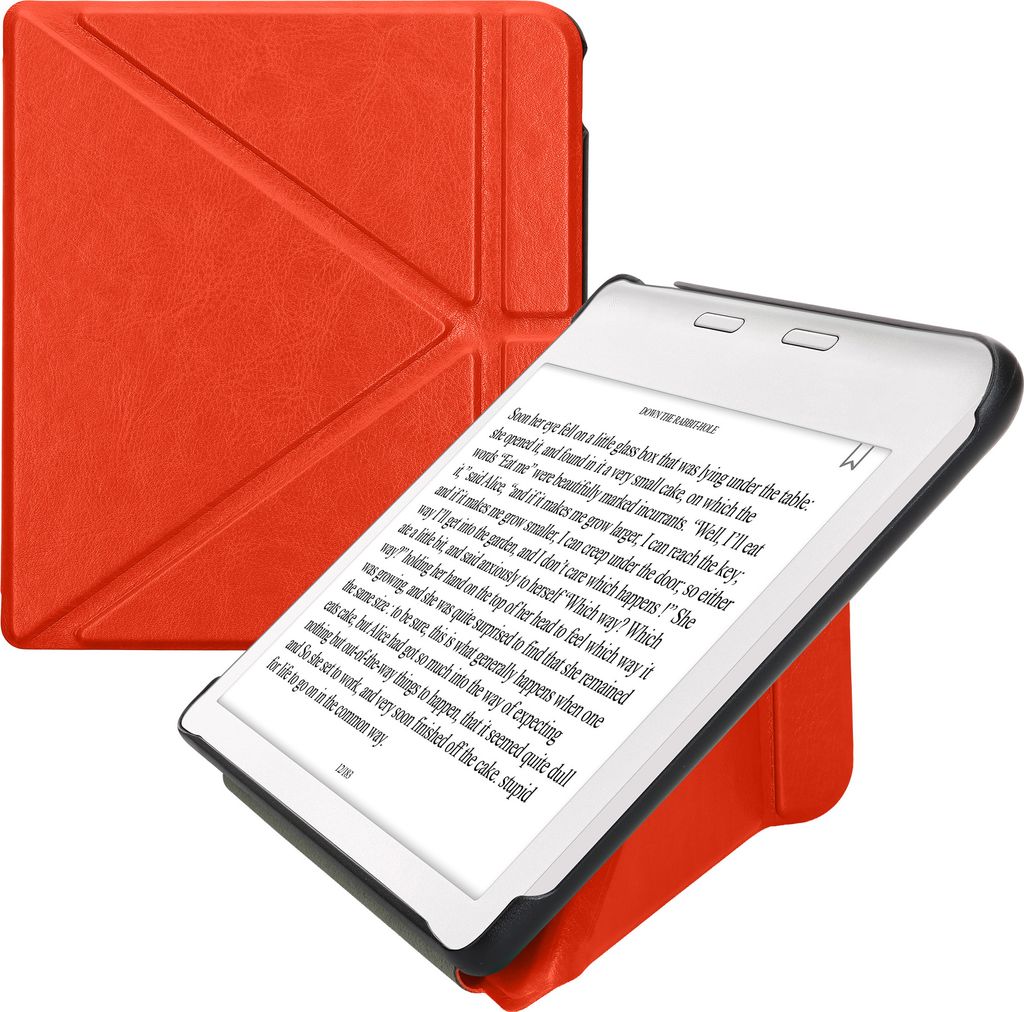 kwmobile Schutzhülle für Kobo Kobo Libra Colour / Tolino Vision Color Hülle - Kunstleder Case - eReader Klapphülle mit Auto Sleep Funktion - Co...