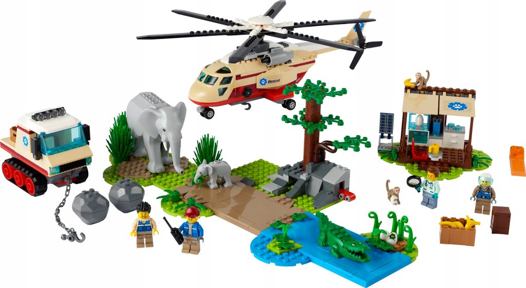 LEGO City Záchranná operace v divočině, Sada na stavění, 6 Obrázek produktu 