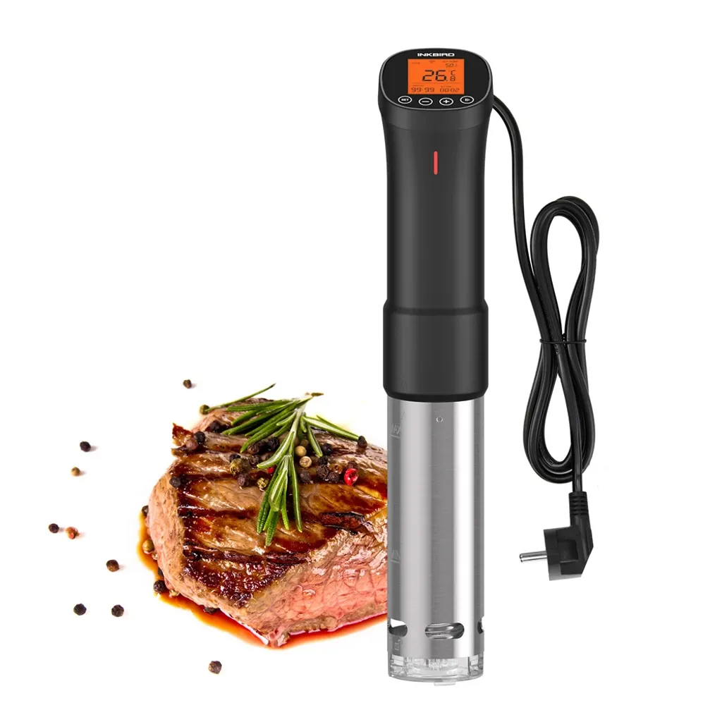 Cuiseur de précision 1000W avec télécommande et écran de contrôle LCD noir - 2