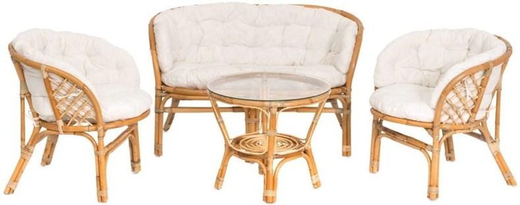 Set di mobili da giardino 4Living Bahama (colore chiaro) Immagine del prodotto 