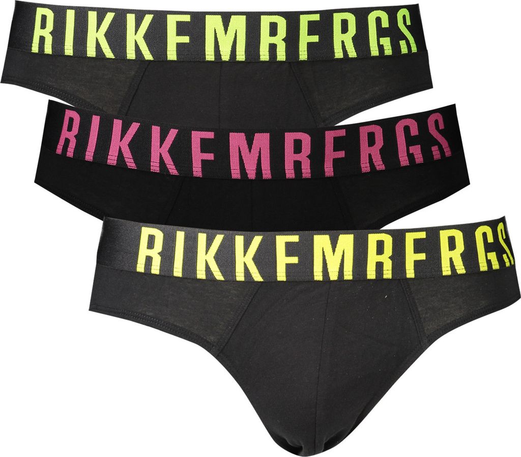 BIKKEMBERGS SCHWARZ HERREN SLIP : Farbe - Schwarz, Größe - M Größe: M Farbe: Schwarz
