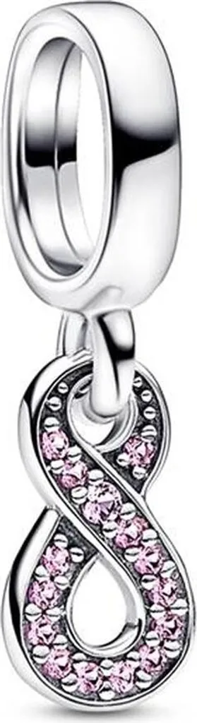 Offerta Pandora 792766C01 Charm Infinito Rosa Argento - Acquista - 1