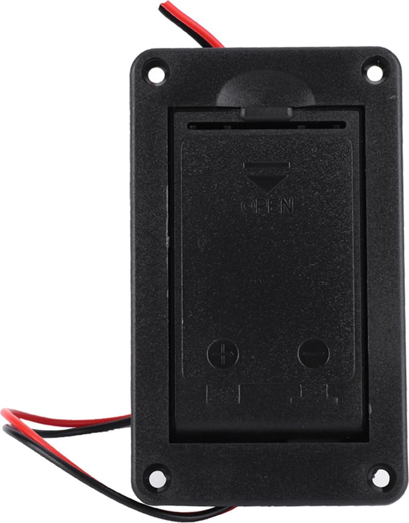 RASTKY Horizontale 9V -Batteriehalter -Fallbox fr Gitarrenbass Active Pickup - ABS -Material - Gro?artiges Ersatzzubeh?r - Geeignet fr Gitarristen ...