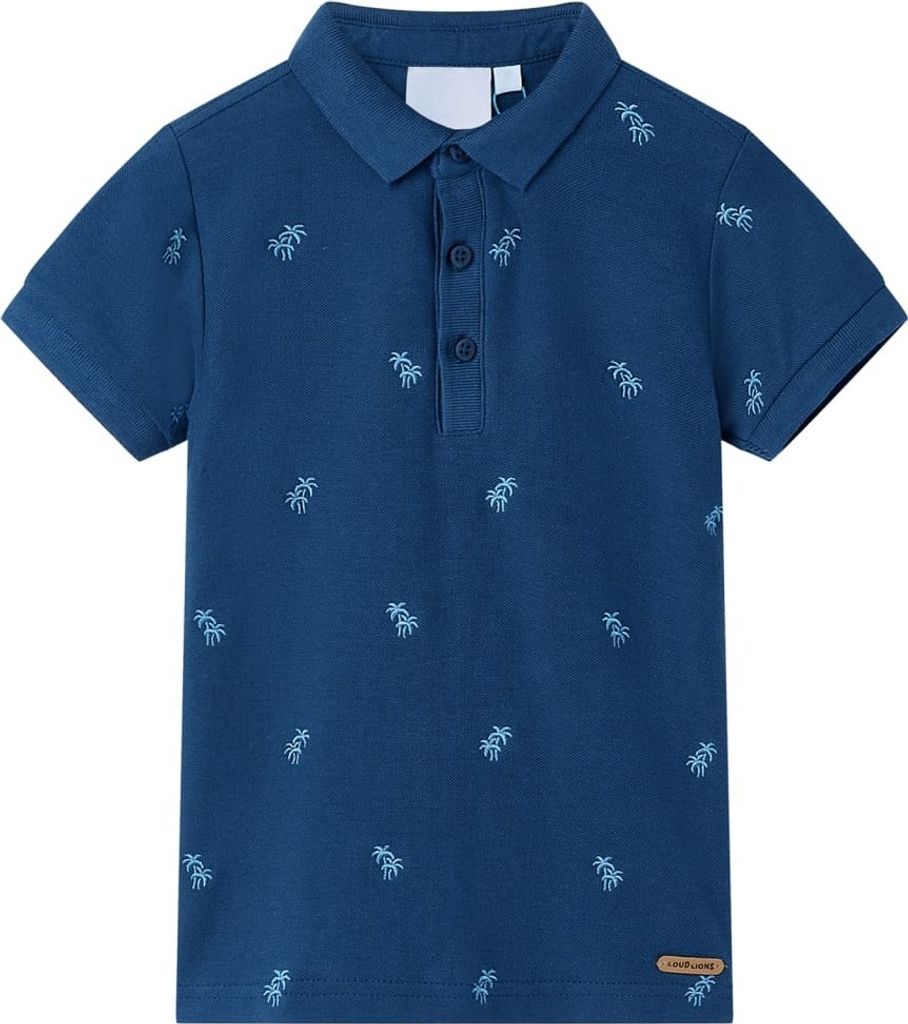 Kinder-Poloshirt Dunkelblau 140