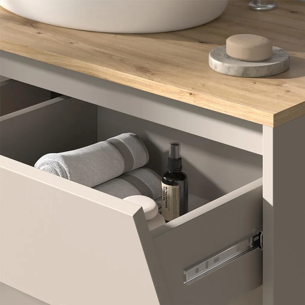 Mobile Bagno Moderno Vicco Edelin 100cm Cachemire Artisan Design