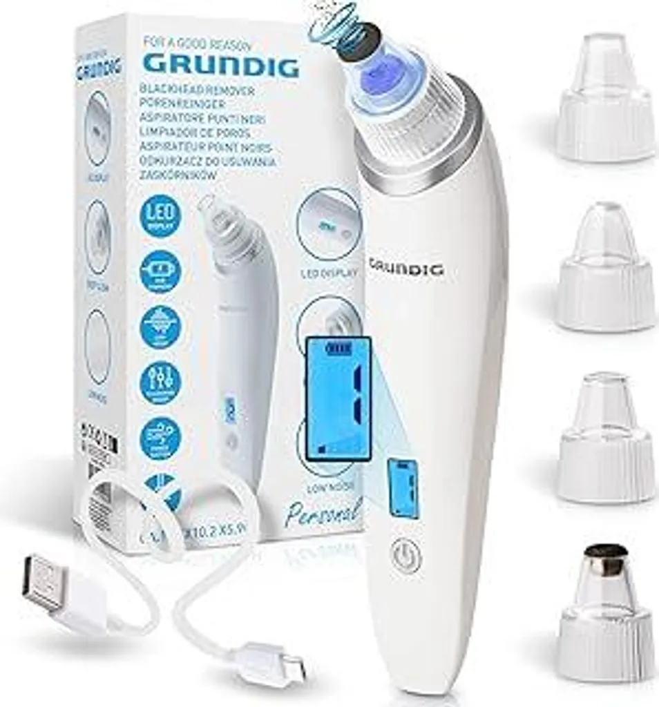 Pulitore Pori Grundig: Addio Punti Neri con l'Aspiratore Ricaricabile