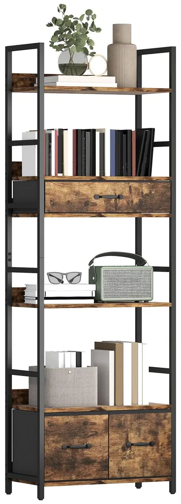 Gagnez de la place avec cette bibliothèque compacte 60x30cm 6 niveaux