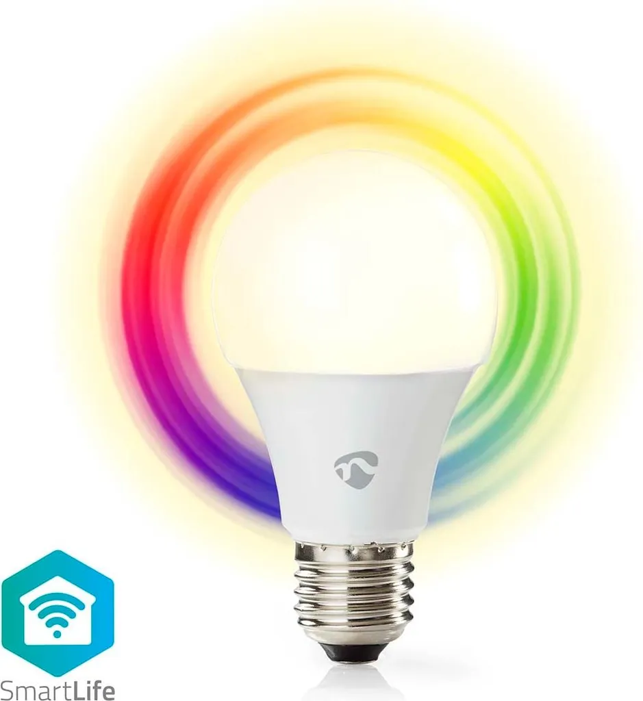 Ampoule Connectée Wi-Fi E27 pour Ambiance Maison Connectée Nedis 806Lm