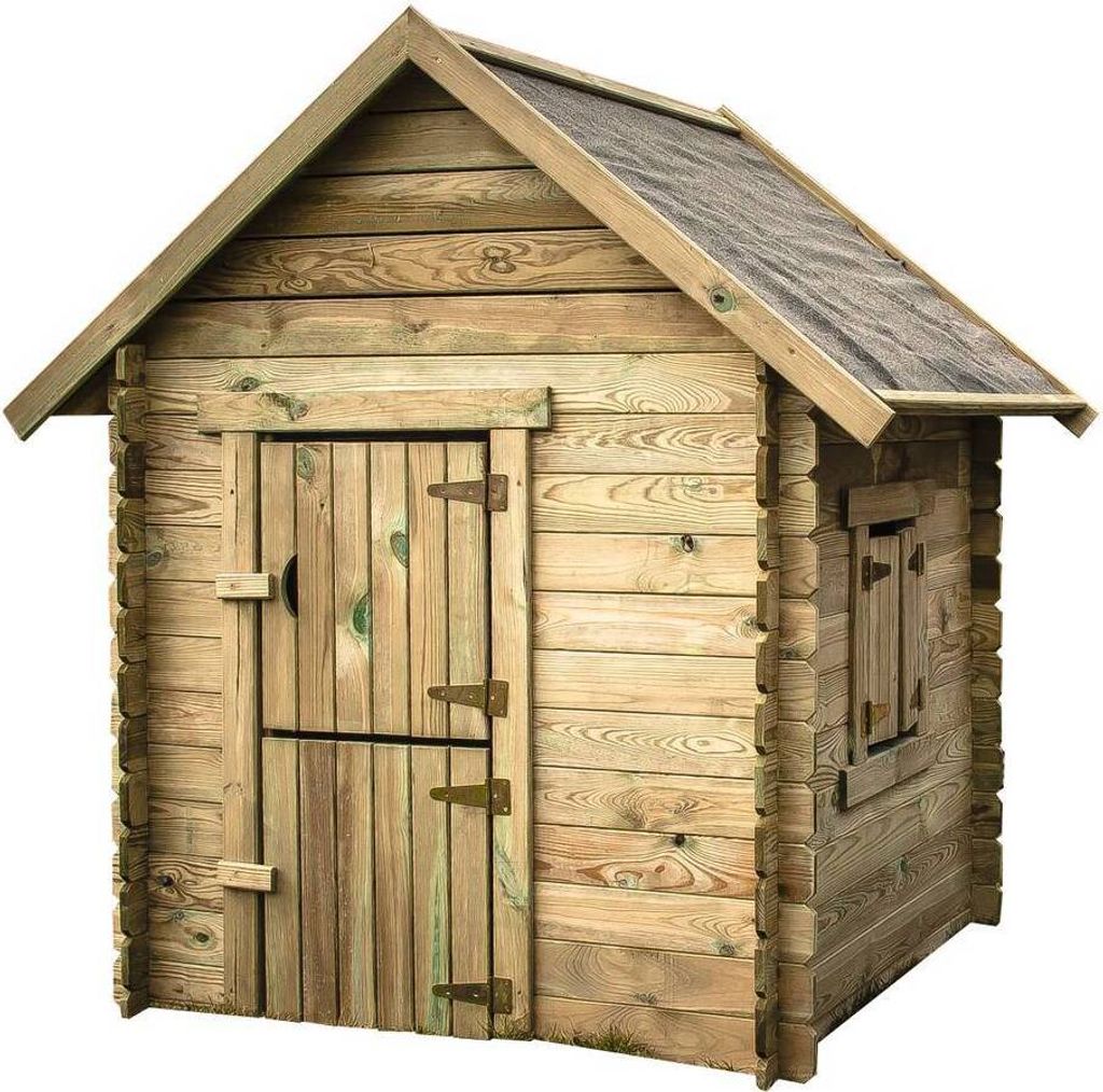 Kinderholzhaus "Sophie" - 120 x 120 x 159 cm Produktbild 