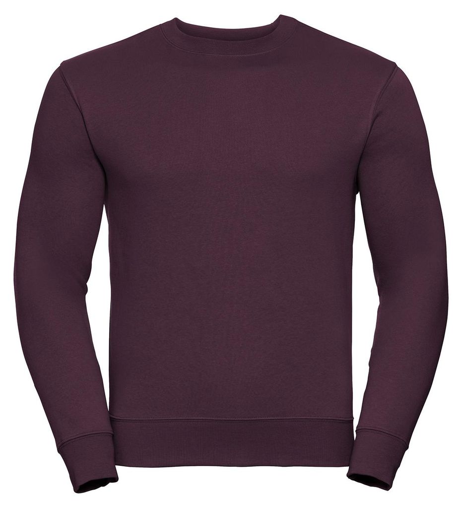 Russell - Sweatshirt für Herren angesetzte Ärmel RW8936 (XL) (Burgunderrot)