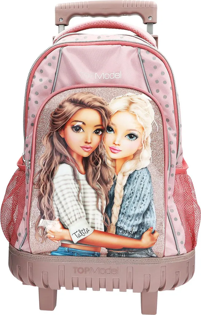 Sac à dos scolaire à roulettes TOPModel DOTS idéal pour le collège - 2