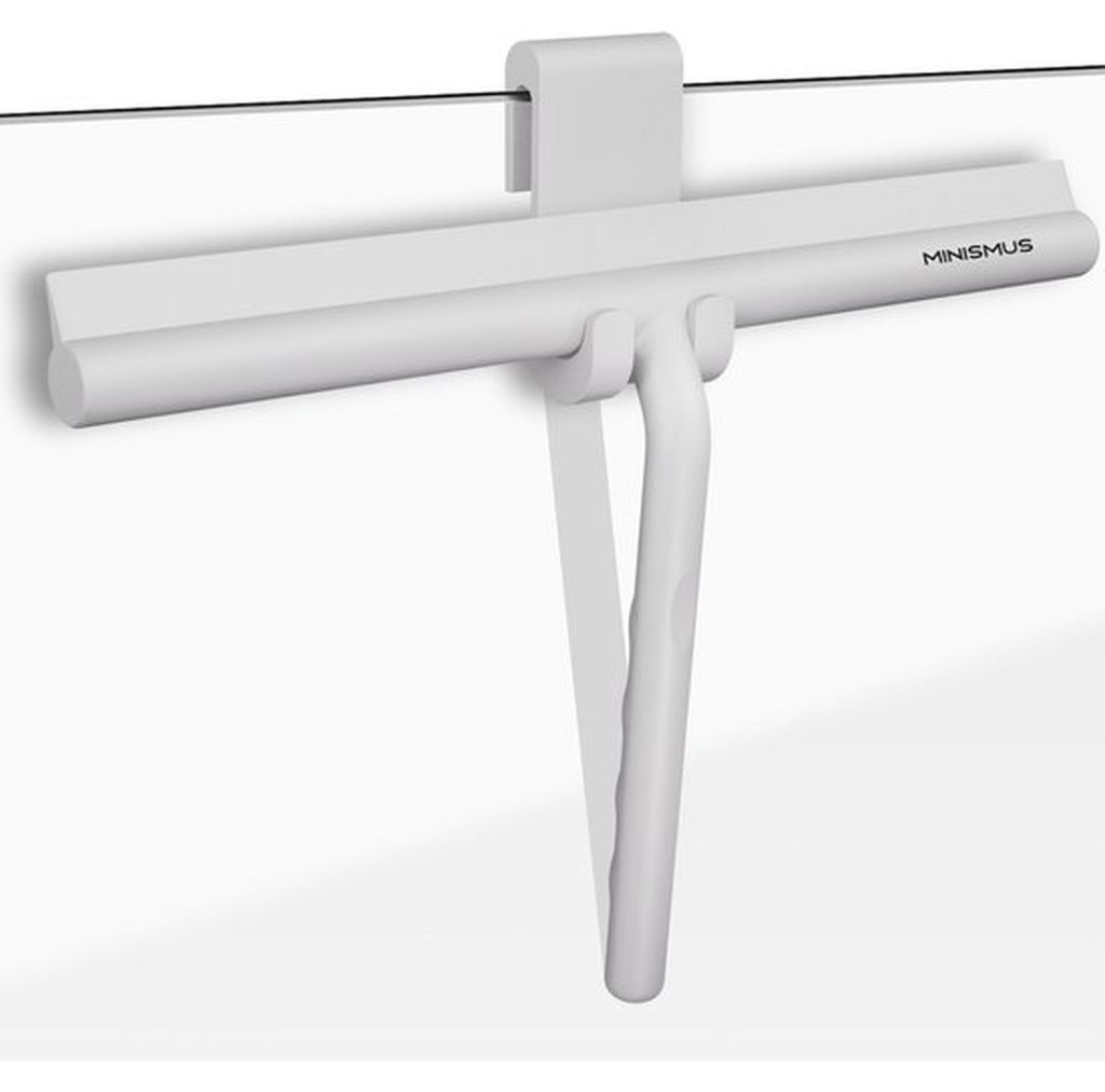 Minismus Silikon Duschabzieher 28 cm – Weiß für Produktbild 